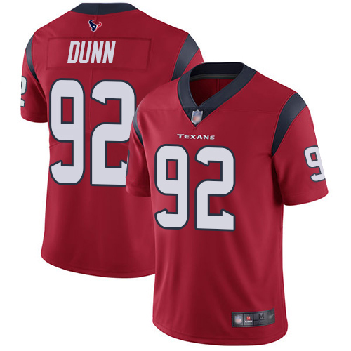 Houston Texans Limited Red Men Brandon Dunn Alternate Jersey NFL Football #92 Vapor Untouchable